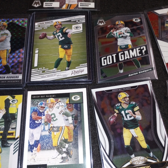 Aaron Rodgers 11 Card Football Insert Lot Packers - Picture 5 of 6